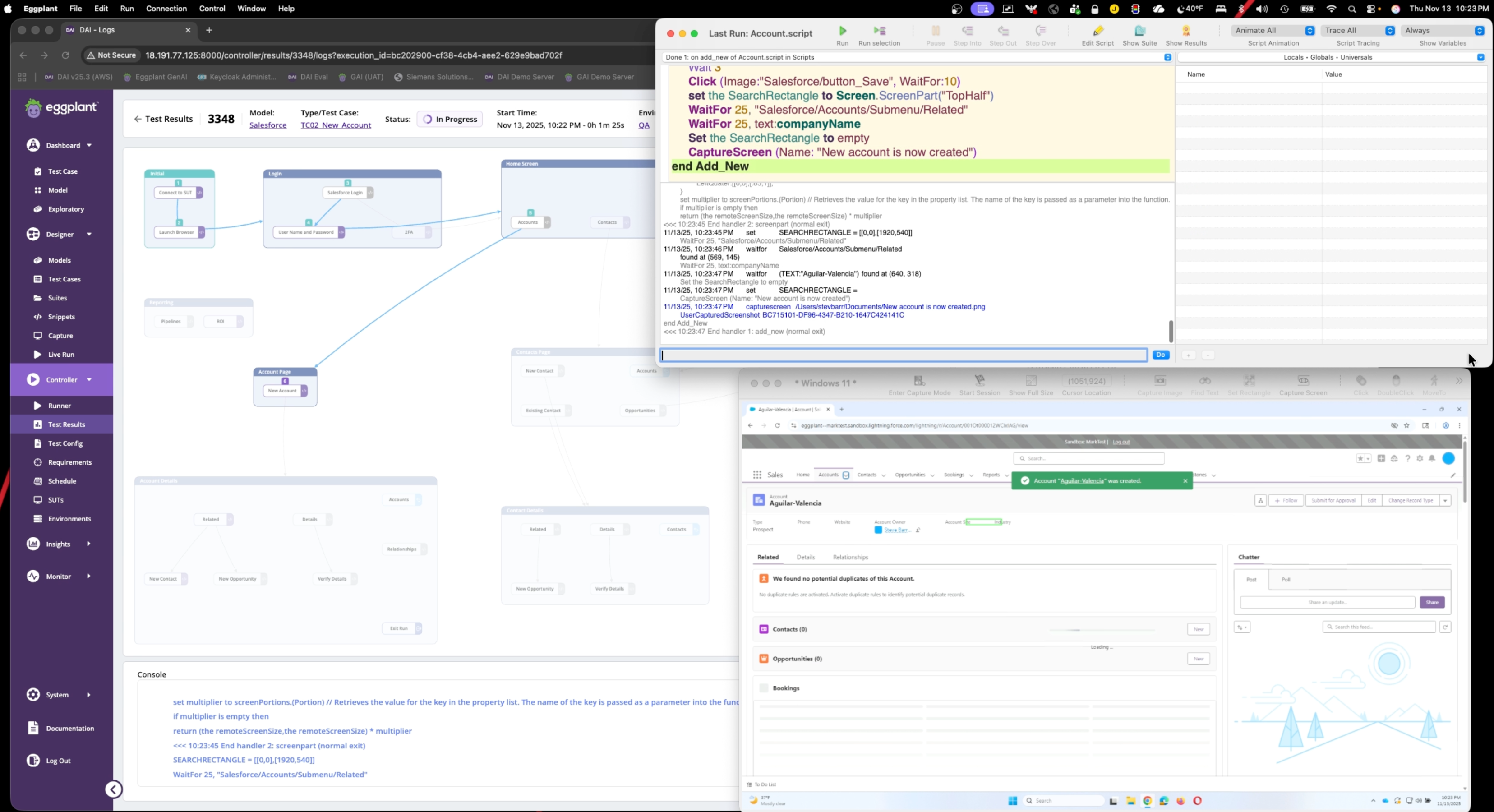 是德Eggplant 在Salesforce上Eggplant 双因素身份验证